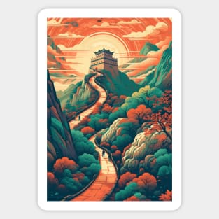 Great Wall of China Sticker